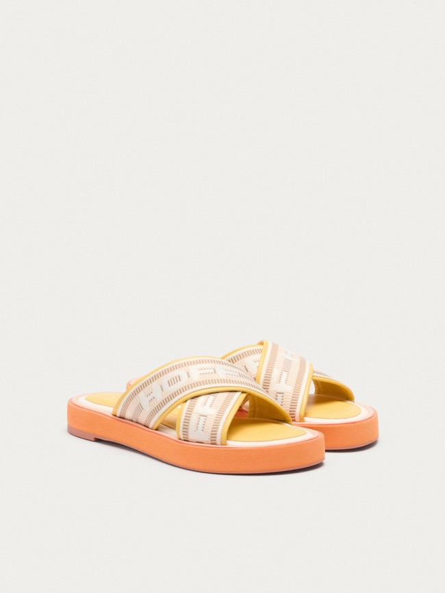 Sandalias Hoff Camel Market Mujer Naranjas | NVMT-83792