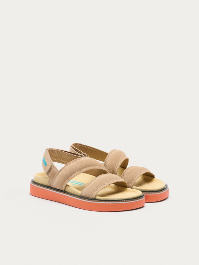 Sandalias Hoff Camel Road Mujer Marrom | QZPH-02361
