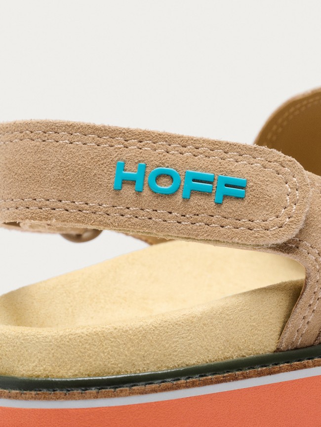 Sandalias Hoff Camel Road Mujer Marrom | QZPH-02361