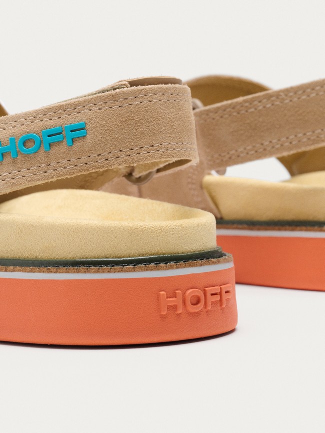 Sandalias Hoff Camel Road Mujer Marrom | QZPH-02361