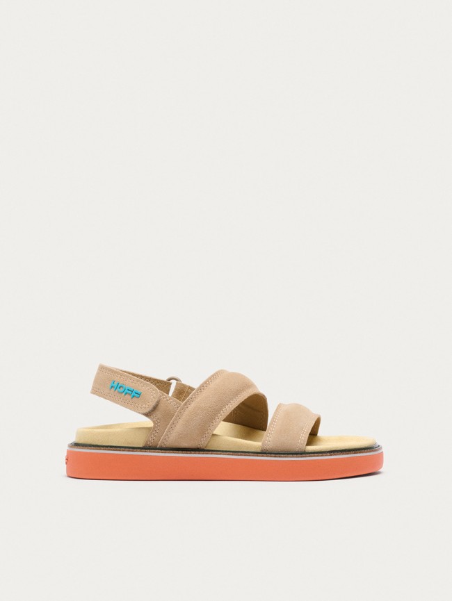 Sandalias Hoff Camel Road Mujer Marrom | QZPH-02361