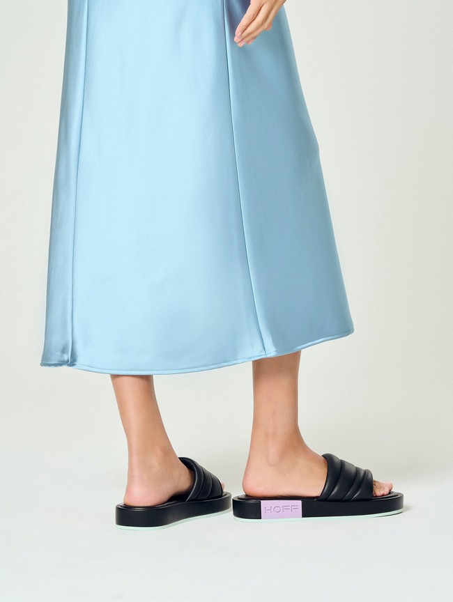 Sandalias Hoff Lane Mujer Negros | OVPX-25416