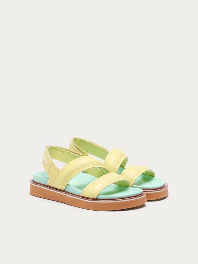 Sandalias Hoff Lime Road Mujer Amarillos Azules | XCKW-43061