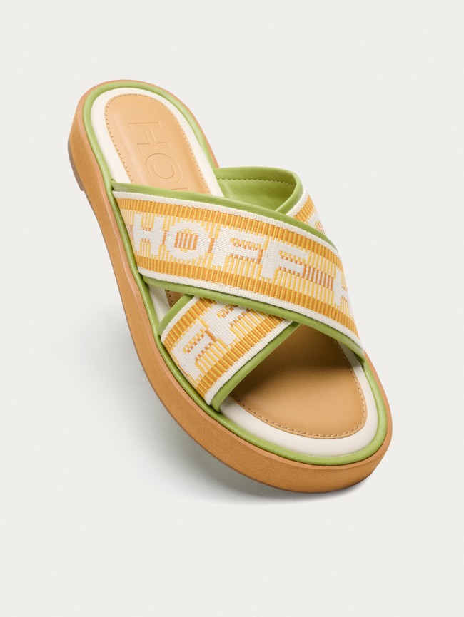 Sandalias Hoff Market Mujer Naranjas Verdes | ERHZ-86217