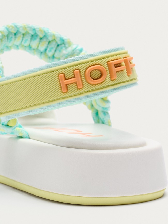 Sandalias Hoff Off White Festival Mujer Verdes Blancos | MEIK-05361