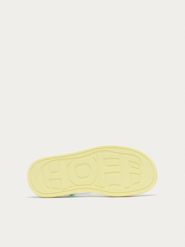 Sandalias Hoff Off White Festival Mujer Verdes Blancos | MEIK-05361