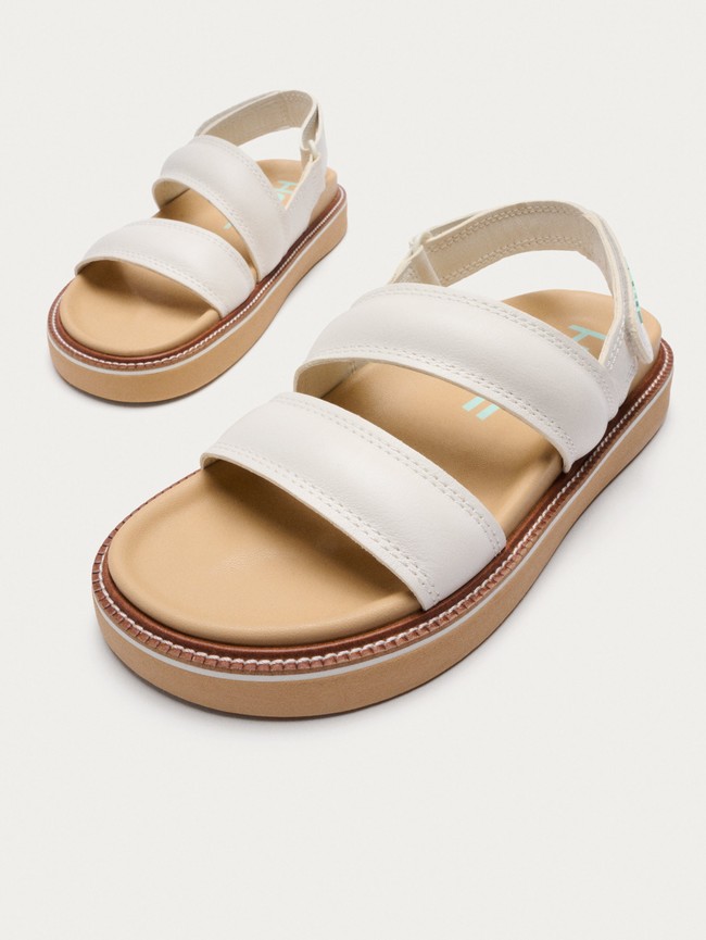 Sandalias Hoff Off White Road Mujer Blancos | HTJL-39650