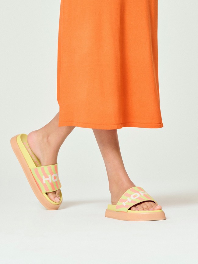 Sandalias Hoff Park Mujer Verdes Naranjas | DHKO-89205