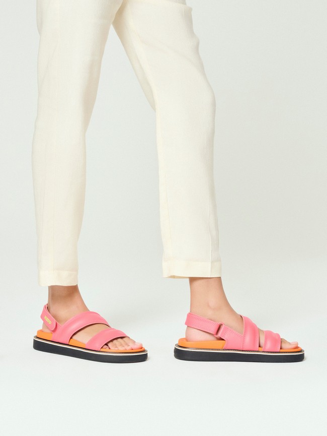 Sandalias Hoff Road Mujer Rojos | KYZI-93105