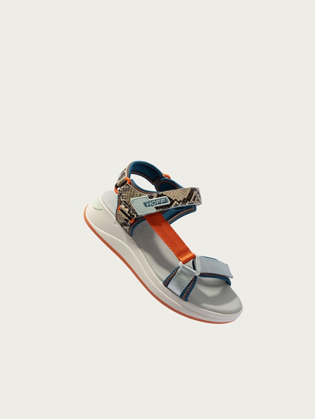 Sandalias Hoff Seychelles Mujer Grises Naranjas | PLOU-56038