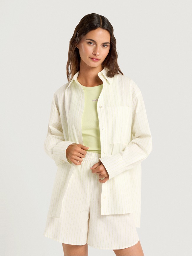 Short Hoff Logo Hoff Hawaii Mujer Blancos | WQHA-61904