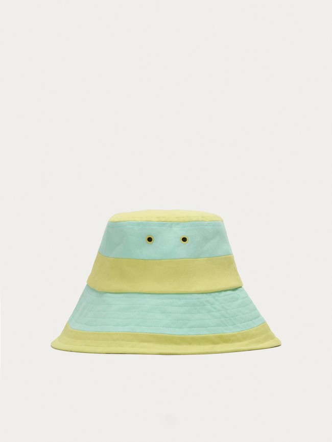 Sombreros Hoff Pier Cotton Bucket Mujer Azules Verdes | IOAS-20879