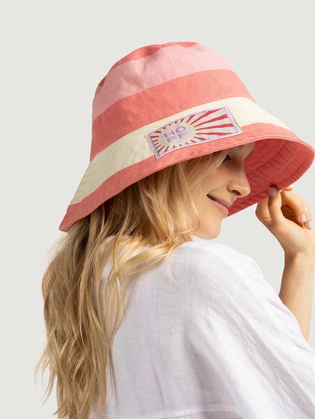 Sombreros Hoff Pier Cotton Bucket Mujer Rosas | LCNY-34650