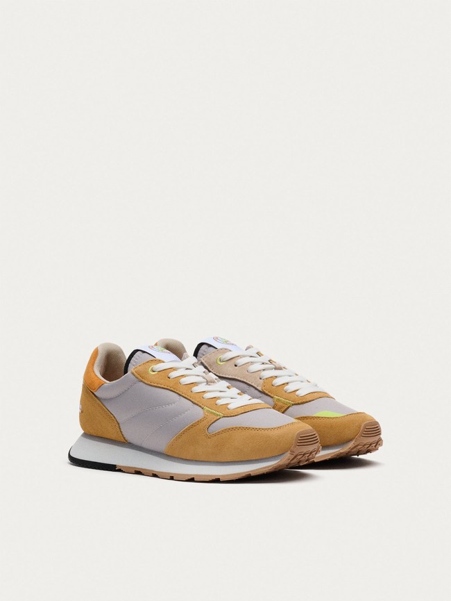 Tenis Hoff Athens Mujer Grises Naranjas | PDOV-32580