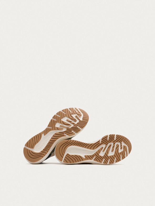 Tenis Hoff Beat Mujer Beige Verdes | UQVX-26918