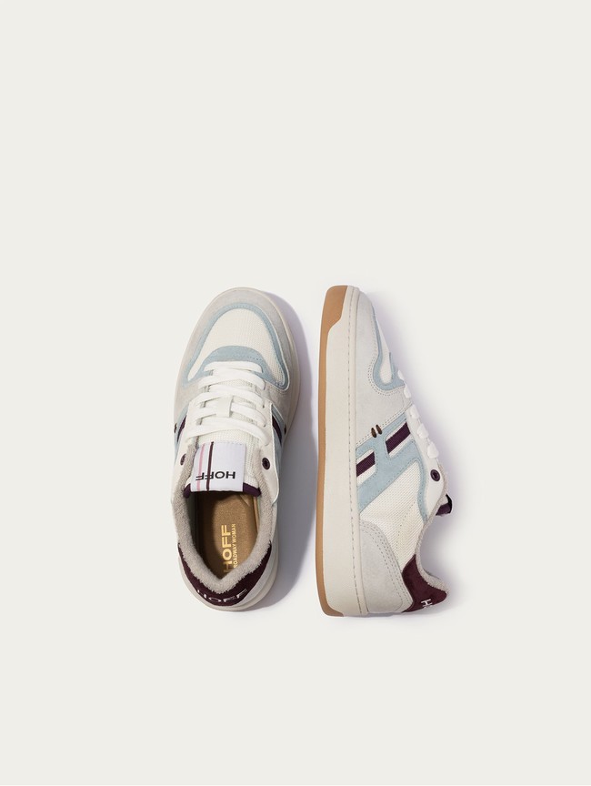 Tenis Hoff Broadway Mujer Blancos Beige | VKPW-16425