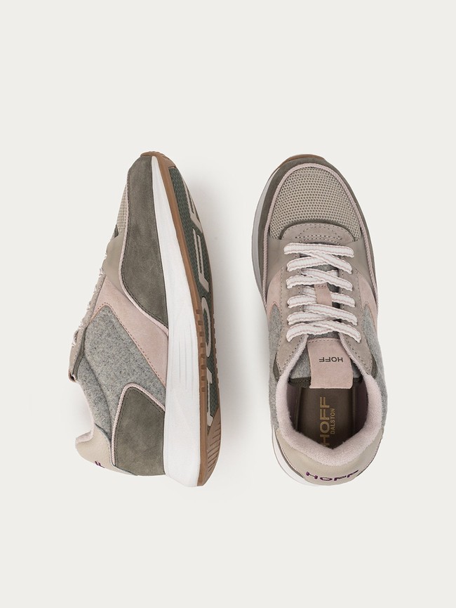 Tenis Hoff Dalston Mujer Verdes Grises | IYPS-73681
