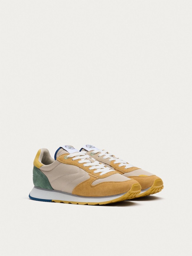 Tenis Hoff Eretria Hombre Marrom Beige | VBWF-36490