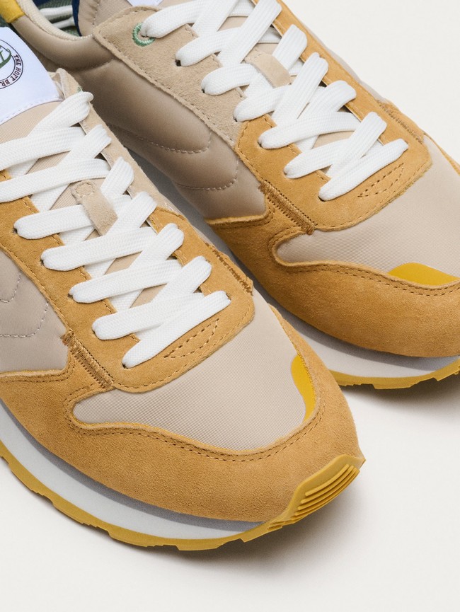Tenis Hoff Eretria Hombre Marrom Beige | VBWF-36490
