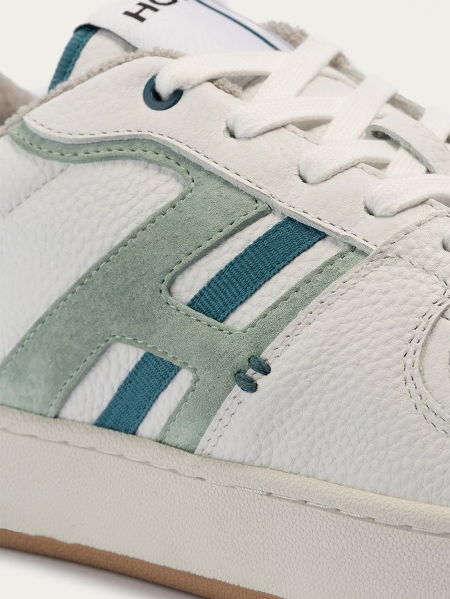 Tenis Hoff Long Beach Hombre Blancos Azules | FPMI-49318