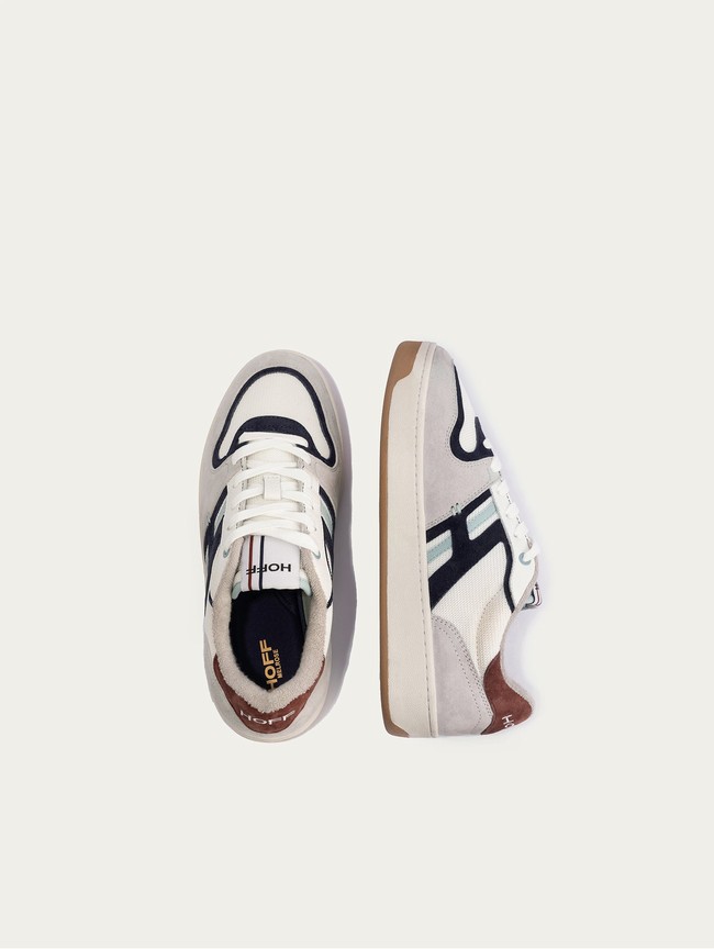 Tenis Hoff Melrose Hombre Grises Blancos Negros | GYVP-92748