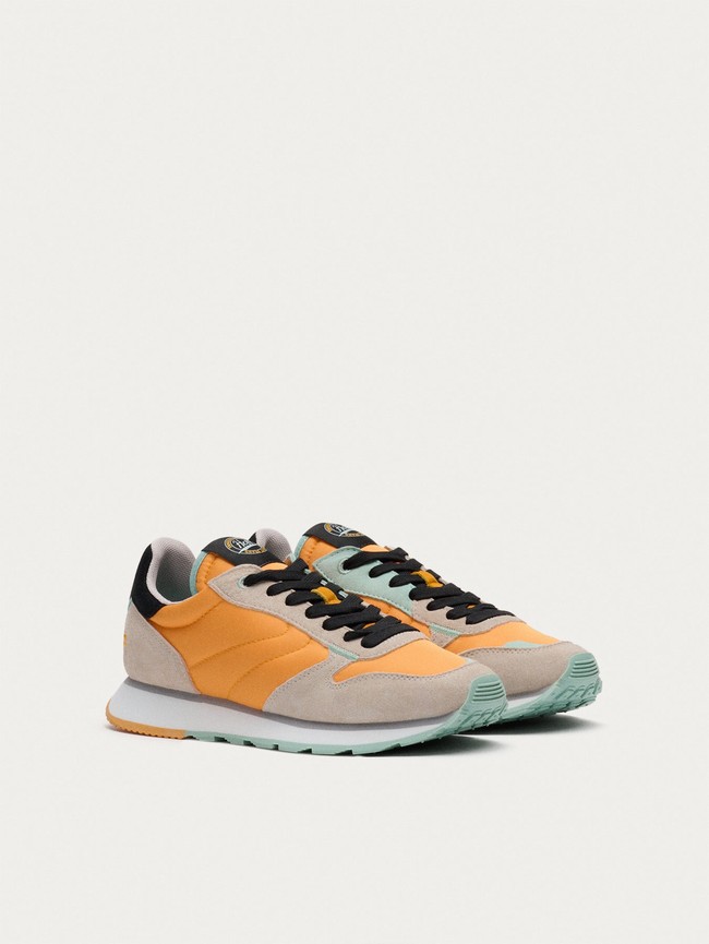 Tenis Hoff Miletus Mujer Grises Naranjas | SZQI-27581