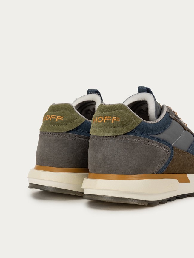 Tenis Hoff Simbu Hombre Grises Azules | DCLO-75930