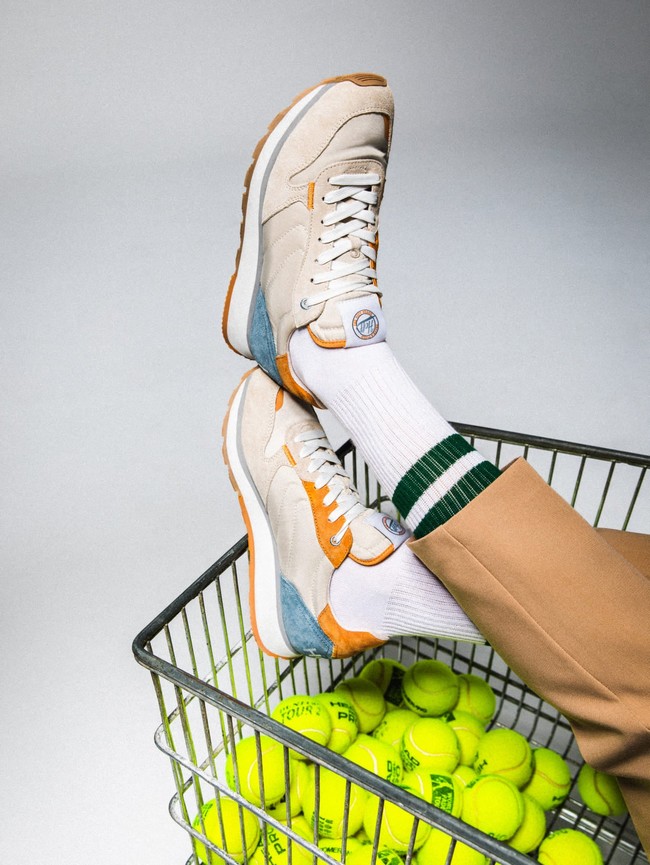 Tenis Hoff Sparta Mujer Grises Naranjas | HETY-86041
