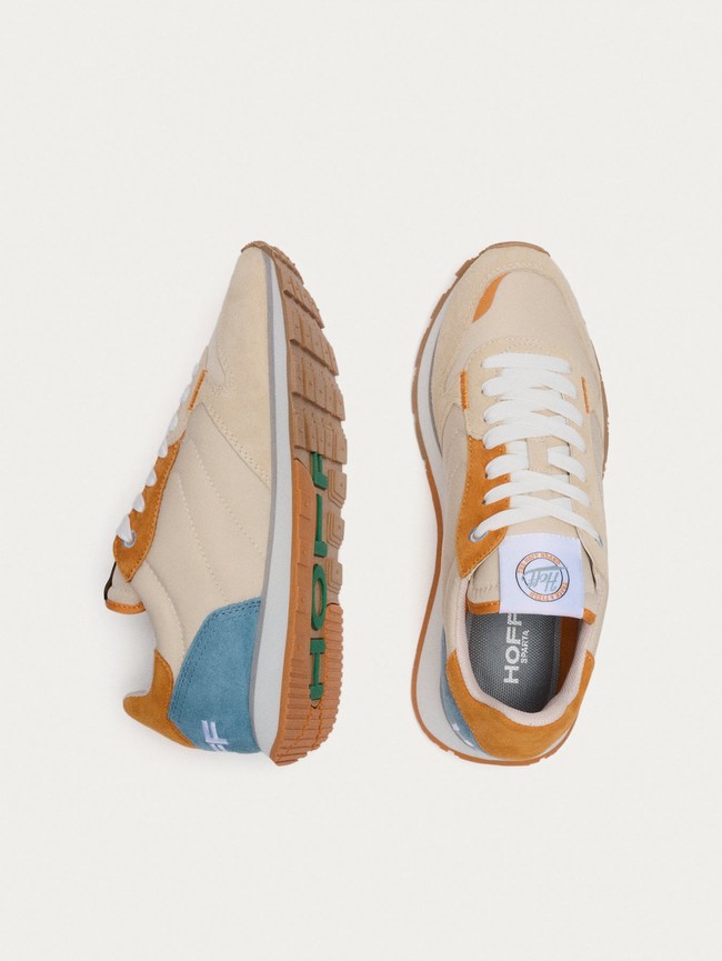 Tenis Hoff Sparta Mujer Grises Naranjas | HETY-86041