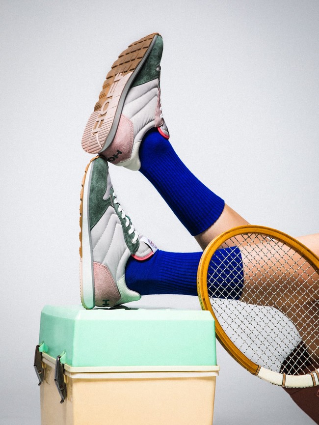 Tenis Hoff Syracuse Mujer Verdes Rosas Grises | JWAU-43782