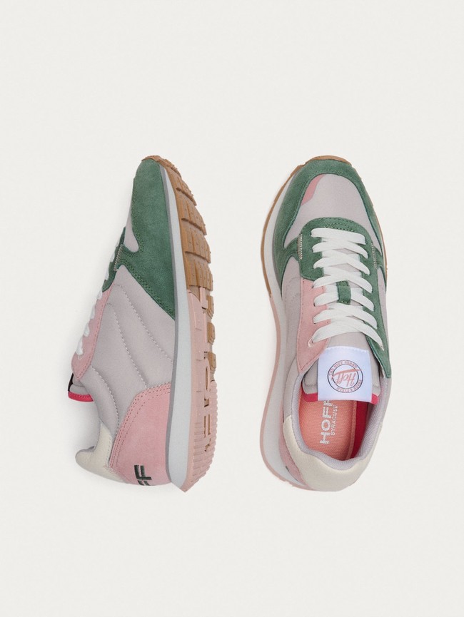Tenis Hoff Syracuse Mujer Verdes Rosas Grises | JWAU-43782