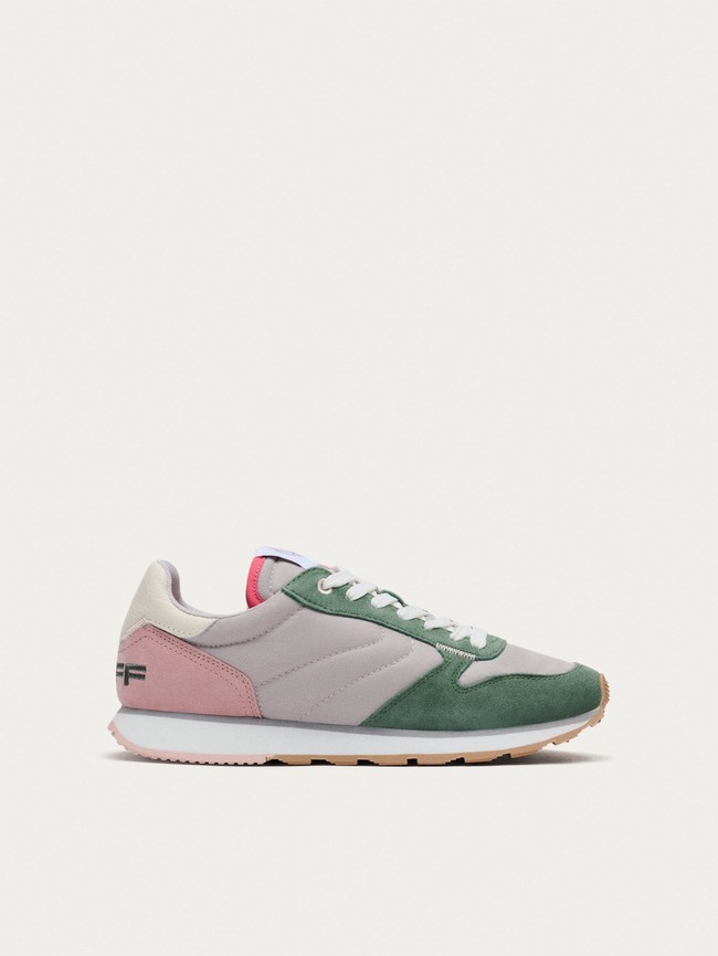 Tenis Hoff Syracuse Mujer Verdes Rosas Grises | JWAU-43782