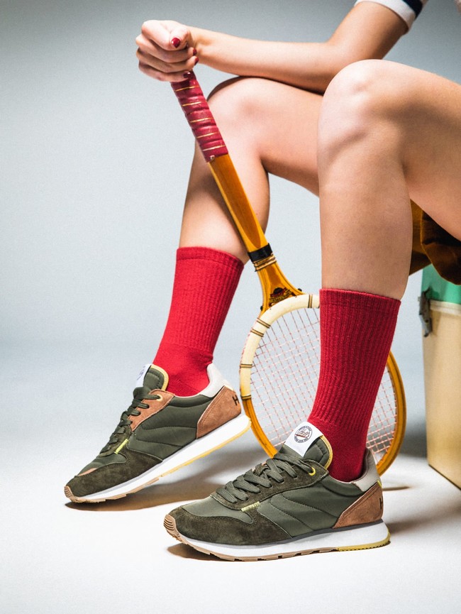Tenis Hoff Thebes Mujer Verdes Marrom | ZETI-13759