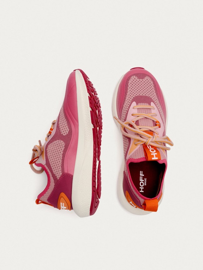 Tenis Hoff Wave Mujer Rosas | ZBME-97580
